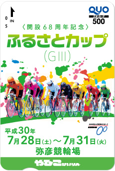 ふるさとカップ(GIII)オリジナルQUOカード(500円分)