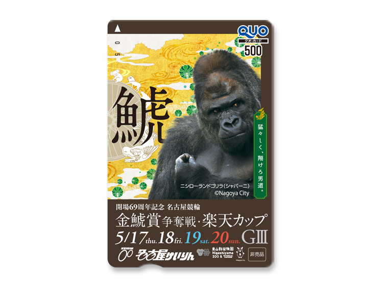 金鯱賞争奪戦(GIII)オリジナルQUOカード(500円分)