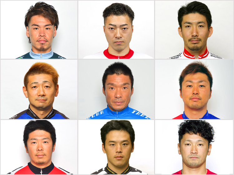 全9選手の寄書きサイン色紙