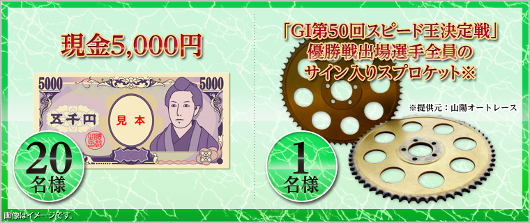 5,000~20l@uGI50Xs[hvDoIS̃TCXvPbg1l@񋟌FRzI[g[X@摜̓C[WłB