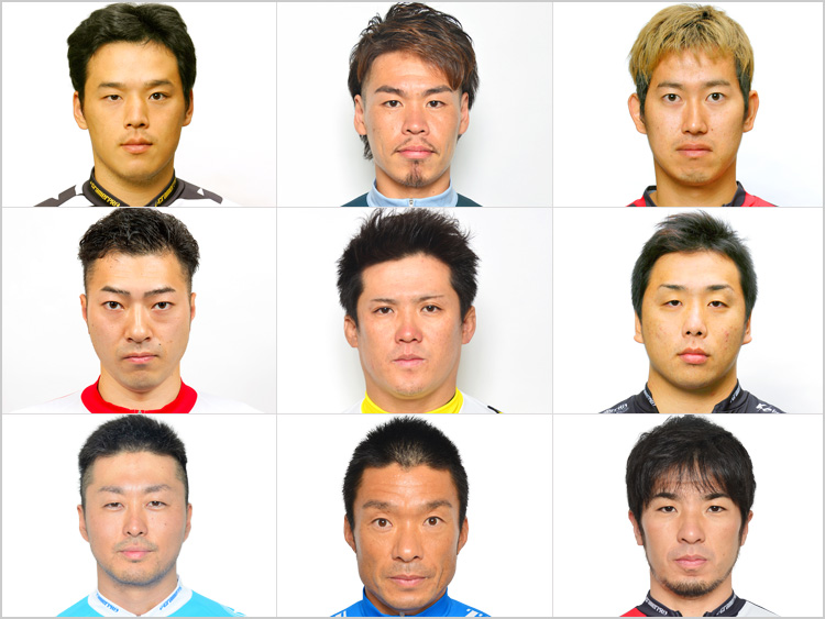 全9選手の寄書きサイン色紙