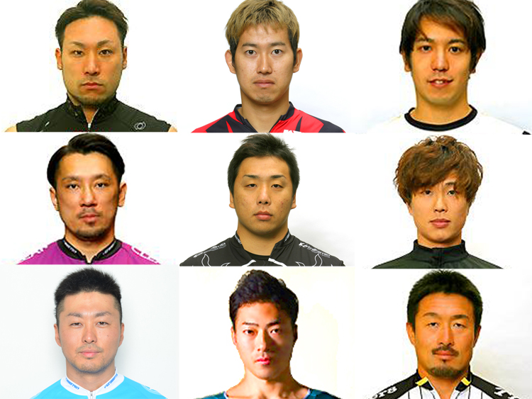 全9選手の寄書きサイン色紙