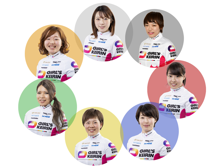 全7選手の寄書きサイン色紙