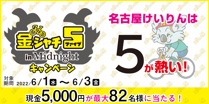yÉցzV`5 in MidnightLy[@Ώۊԁ@2022N61ij`63ij@5,000~ő82lɓI