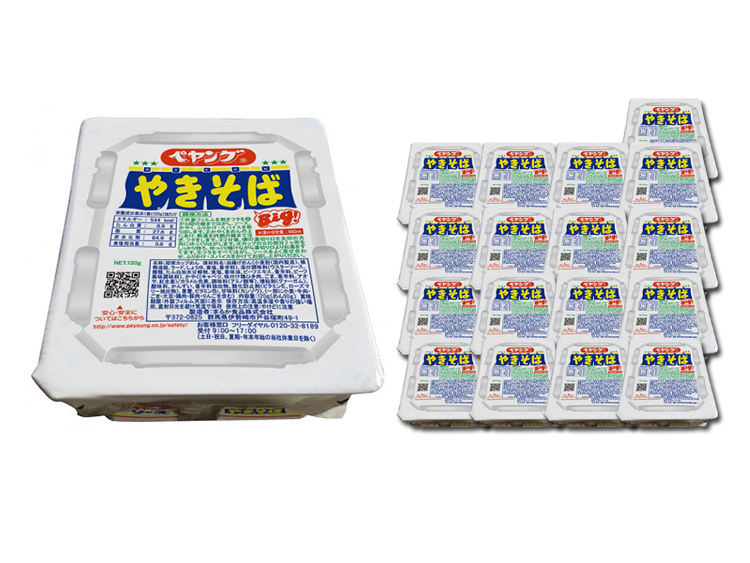 ペヤング ソースやきそば 1ケース(18食)