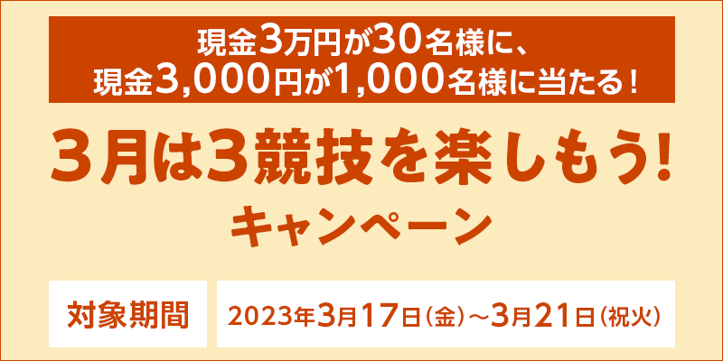33ZyILy[@Ώۊԁ@2023N317ij`321ij΁j@3~30lɁA3,000~1,000lɓI