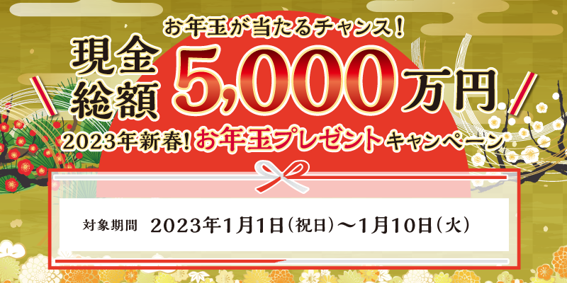 2023NVtINʃv[gLy[@Ώۊԁ@2023N11ijj`110i΁j@z5,000~ Nʂ`XI