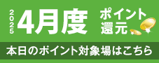 2018年4月度 ポイント還元