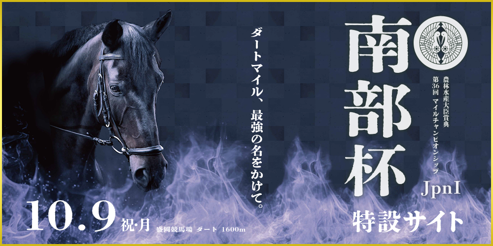 第36回マイルチャンピオンシップ南部杯（JpnI）　2023年10月9日（祝月）　佐賀競馬場