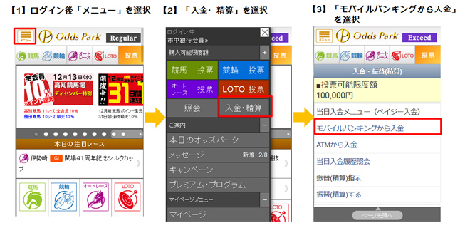 入金する1