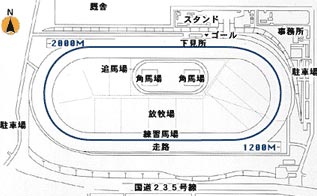 門別競馬場地図