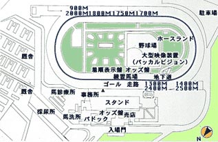 佐賀競馬場地図