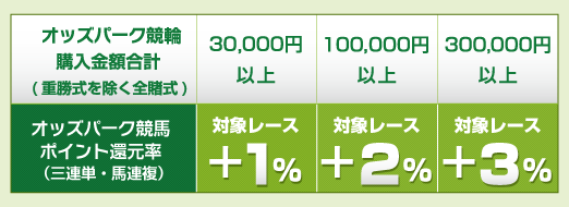 IbYp[Nւł̍wvzidSqj y 30,000~ ȏzIbYp[Nn|CgҌ(OAPEnA) Ώۃ[X{1%|CgҌ!!Ay 100,000~ ȏzIbYp[Nn|CgҌ(OAPEnA) Ώۃ[X{2%|CgҌ!!Ay 300,000~ ȏzIbYp[Nn|CgҌ(OAPEnA) Ώۃ[X{3%|CgҌ!!