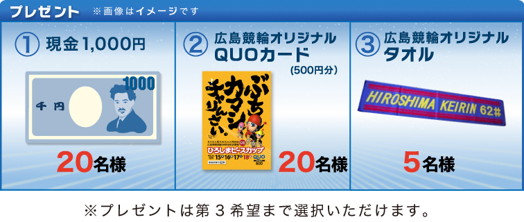 v[g@摜̓C[WłB@1,000~@20l  ALփIWiQUOJ[hi500~j@20l BLփIWi^I@5l  ھĂ͑3]܂őI܂